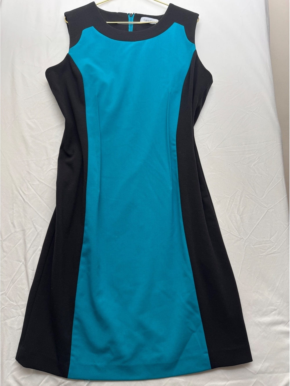 Calvin Klein Colorblock Sheath Dress Size 12